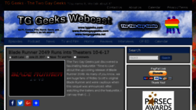 What Tggeeks.com website looked like in 2017 (6 years ago)