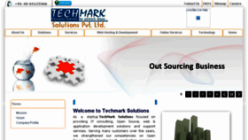 What Techmarksolutions.in website looked like in 2017 (6 years ago)