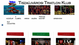 What Tvkmalitriatlon.hu website looked like in 2017 (6 years ago)