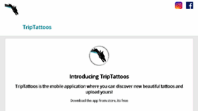 What Triptattoos.com website looked like in 2017 (6 years ago)