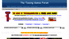 What Tossinggames.com website looked like in 2017 (6 years ago)