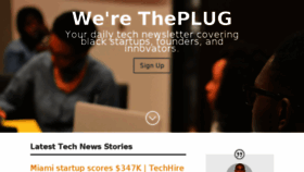 What Theplugdaily.com website looked like in 2017 (6 years ago)