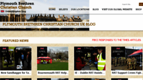 What Theplymouthbrethren.org.uk website looked like in 2017 (7 years ago)