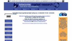 What Telecomsmarketresearch.com website looked like in 2017 (6 years ago)