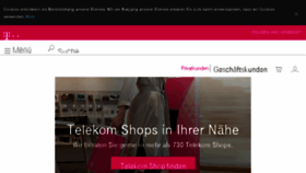 What Telekom-shop.de website looked like in 2017 (6 years ago)