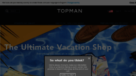 What Topman.co.uk website looked like in 2017 (6 years ago)