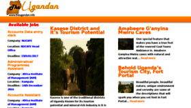 What Theugandan.info website looked like in 2017 (6 years ago)