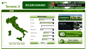 What Terreno.it website looked like in 2017 (6 years ago)