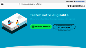 What Test-ligne-adsl.com website looked like in 2017 (6 years ago)