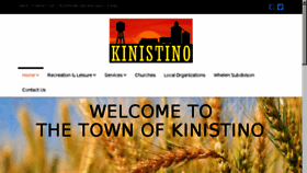 What Townofkinistino.ca website looked like in 2017 (6 years ago)