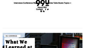 What The99percent.com website looked like in 2017 (7 years ago)