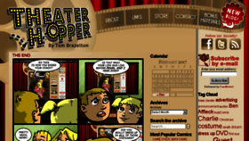 What Theaterhopper.com website looked like in 2017 (6 years ago)