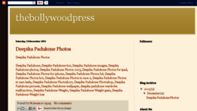What Thebollywoodpress.blogspot.com website looked like in 2017 (6 years ago)