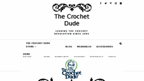 What Thecrochetdude.com website looked like in 2017 (6 years ago)
