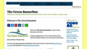 What Thegreensamaritan.com website looked like in 2017 (6 years ago)