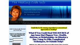 What Thehealingcodeinfo.com website looked like in 2017 (6 years ago)