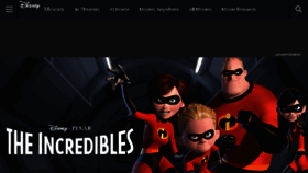 What Theincredibles.com website looked like in 2017 (6 years ago)