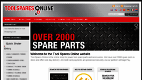 What Toolsparesonline.com website looked like in 2017 (6 years ago)