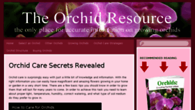What Theorchidresource.com website looked like in 2017 (6 years ago)
