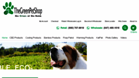 What Thegreenpetshop.com website looked like in 2017 (6 years ago)