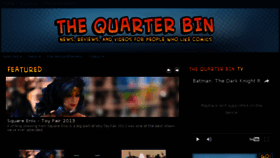 What Thequarterbin.com website looked like in 2017 (6 years ago)