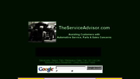 What Theserviceadvisor.com website looked like in 2017 (6 years ago)