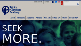 What Trinitychristian.com website looked like in 2017 (8 years ago)