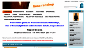 What Tinas-reitshop.de website looked like in 2017 (6 years ago)