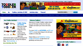 What Toddlertoddler.com website looked like in 2017 (6 years ago)