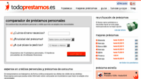 What Todoprestamos.es website looked like in 2017 (6 years ago)