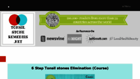 What Tonsilstoneremedies.net website looked like in 2017 (6 years ago)