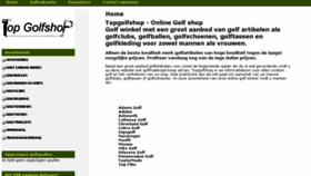 What Topgolfshop.nl website looked like in 2017 (6 years ago)