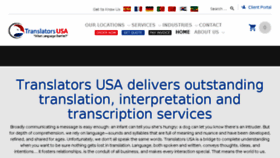 What Translators-usa.com website looked like in 2017 (8 years ago)