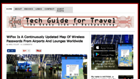 What Techguidefortravel.com website looked like in 2017 (6 years ago)