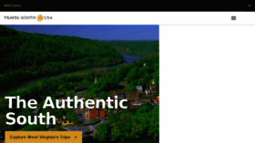 What Travelsouthusa.com website looked like in 2017 (6 years ago)