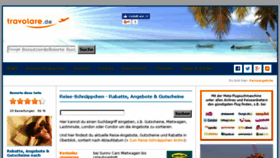 What Travolare.de website looked like in 2017 (6 years ago)