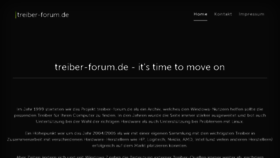 What Treiber-forum.de website looked like in 2017 (6 years ago)