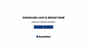 What Trentacular.com website looked like in 2017 (6 years ago)