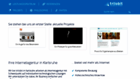 What Trilobit.de website looked like in 2017 (6 years ago)