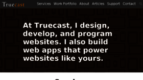 What Truecastdesign.com website looked like in 2017 (6 years ago)