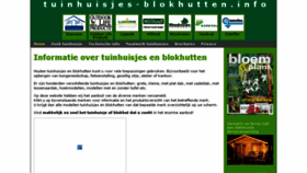 What Tuinhuisjes-blokhutten.info website looked like in 2017 (6 years ago)