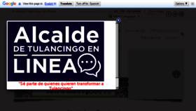 What Tulancingo.gob.mx website looked like in 2017 (6 years ago)