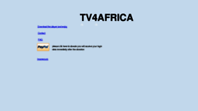 What Tv4africa.com website looked like in 2017 (6 years ago)