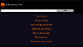 What Tvbtorrent.com website looked like in 2017 (6 years ago)