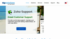 What Topsolutionscloud.com website looked like in 2017 (7 years ago)