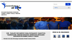 What Traumatologoaldia.com website looked like in 2017 (7 years ago)