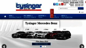 What Tysinger.com website looked like in 2017 (6 years ago)