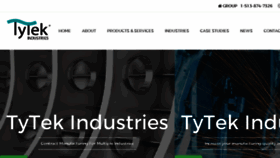 What Tytekindustries.com website looked like in 2017 (6 years ago)