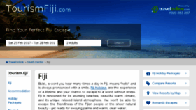 What Tourismfiji.com website looked like in 2017 (6 years ago)