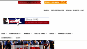 What Txcyclesport.com website looked like in 2017 (6 years ago)